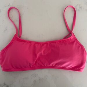 Hot Pink Roxy Swim Suit Top XS